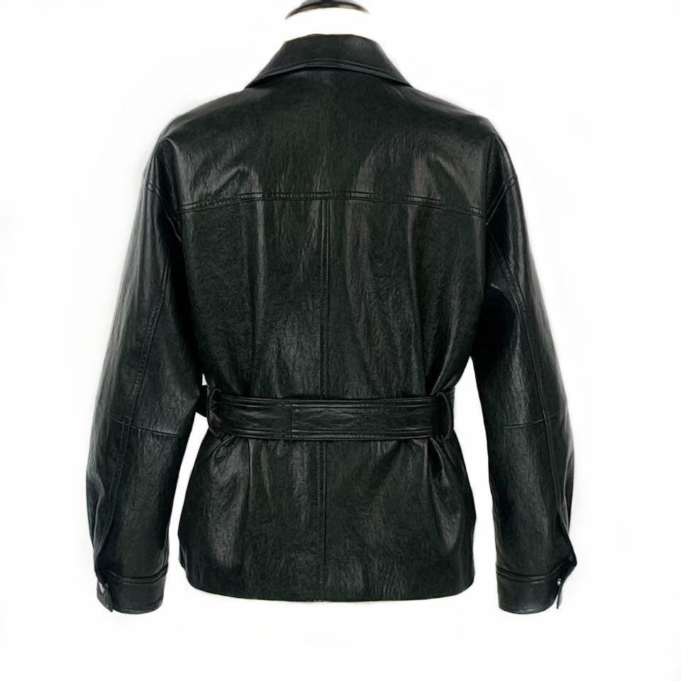 Short Simple V-neck Jacket (88509)