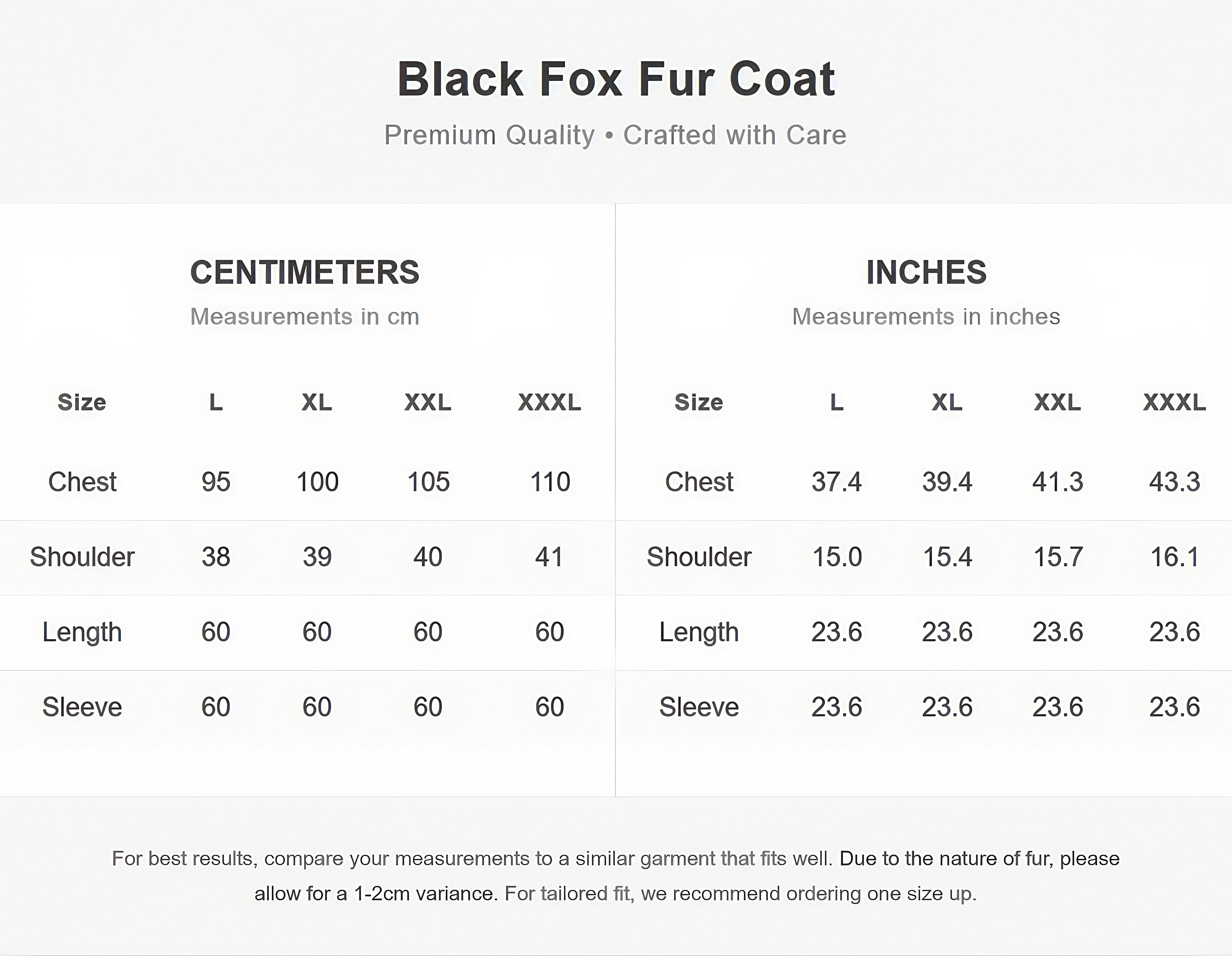 Black and White Fox Fur Coat