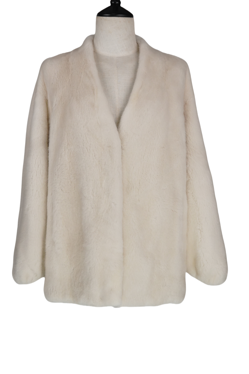 Short Almond Mink Jacket