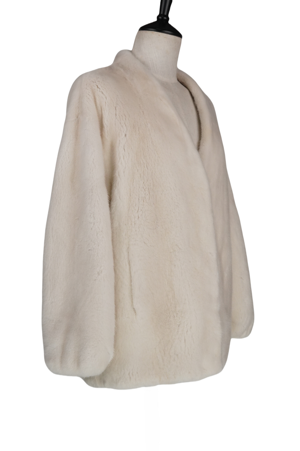 Short Almond Mink Jacket