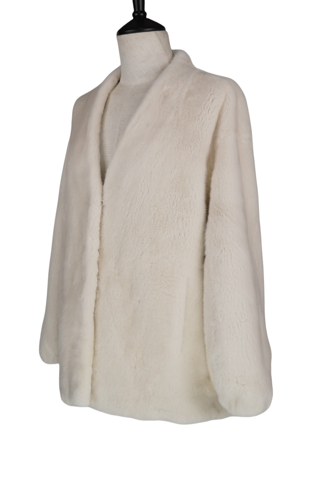 Short Almond Mink Jacket