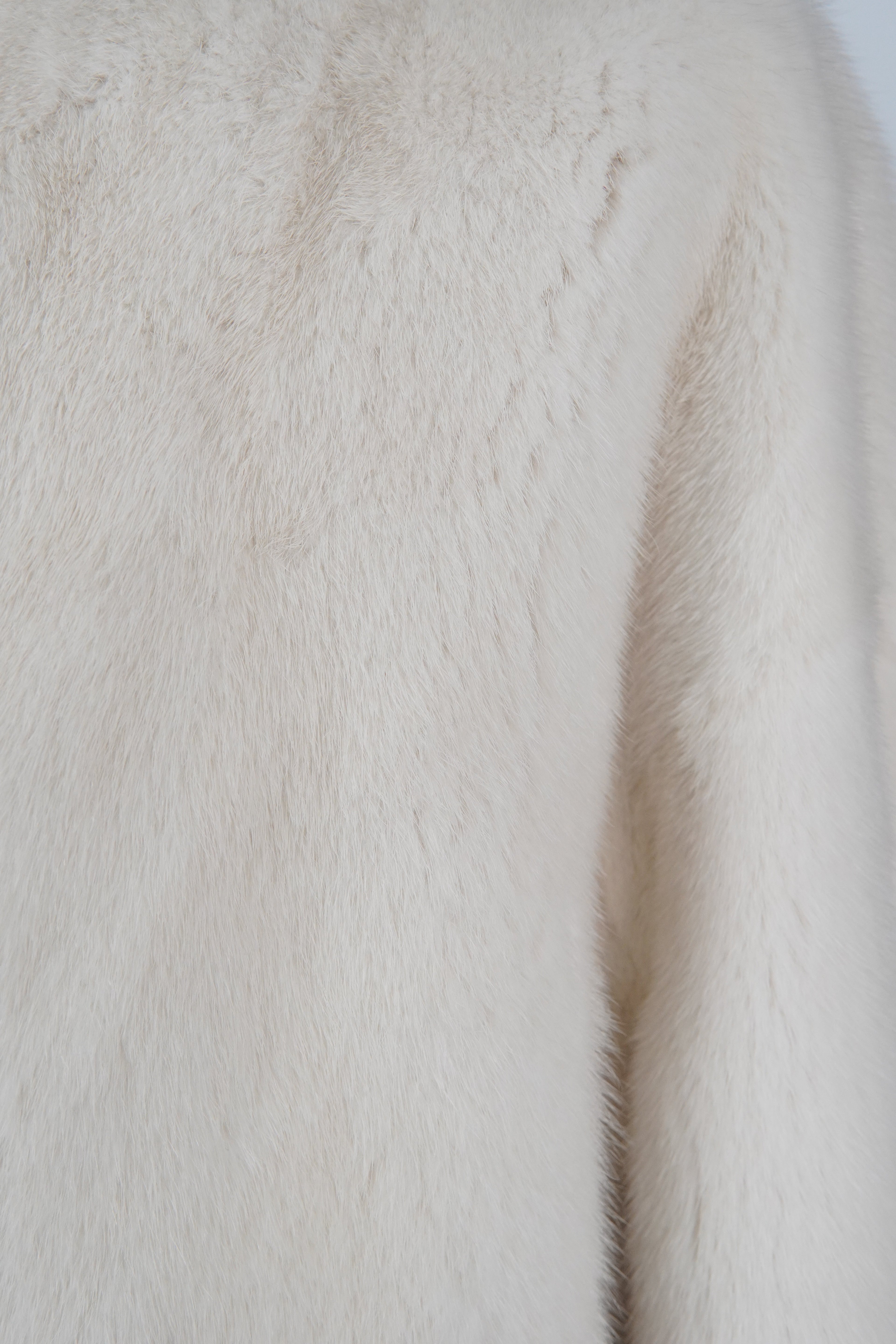 Short Almond Mink Jacket