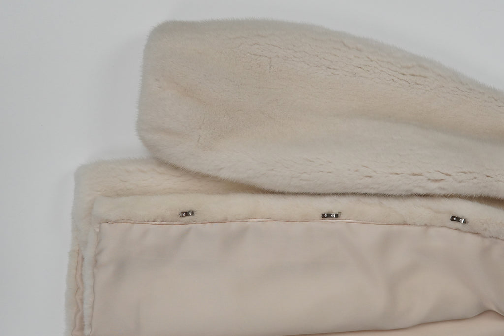 Short Almond Mink Jacket