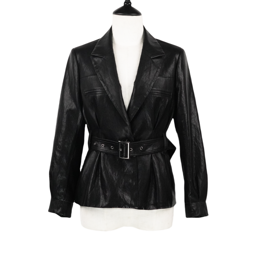 Short Stylish Slim V-neck Jacket (88507)