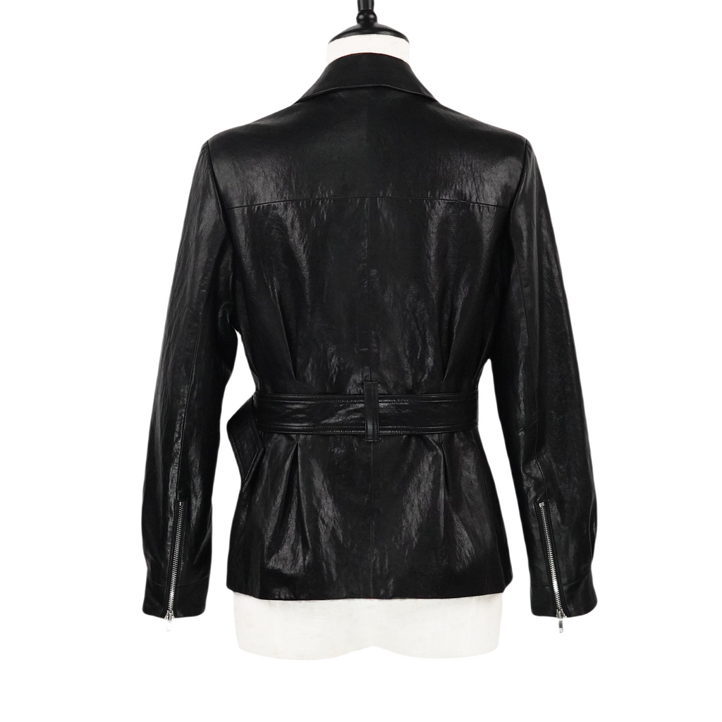 Short Stylish Slim V-neck Jacket (88507)