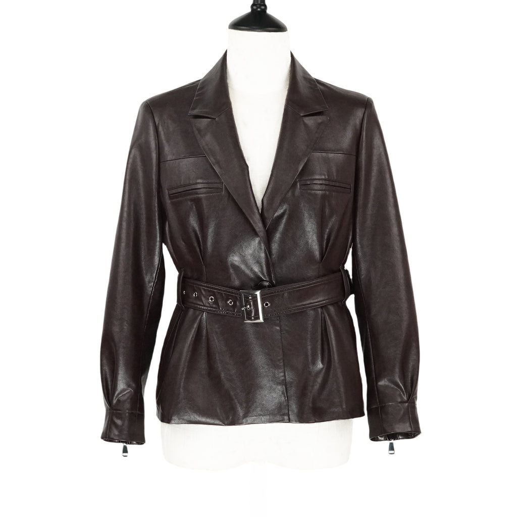 Short Stylish Slim V-neck Jacket (88507)