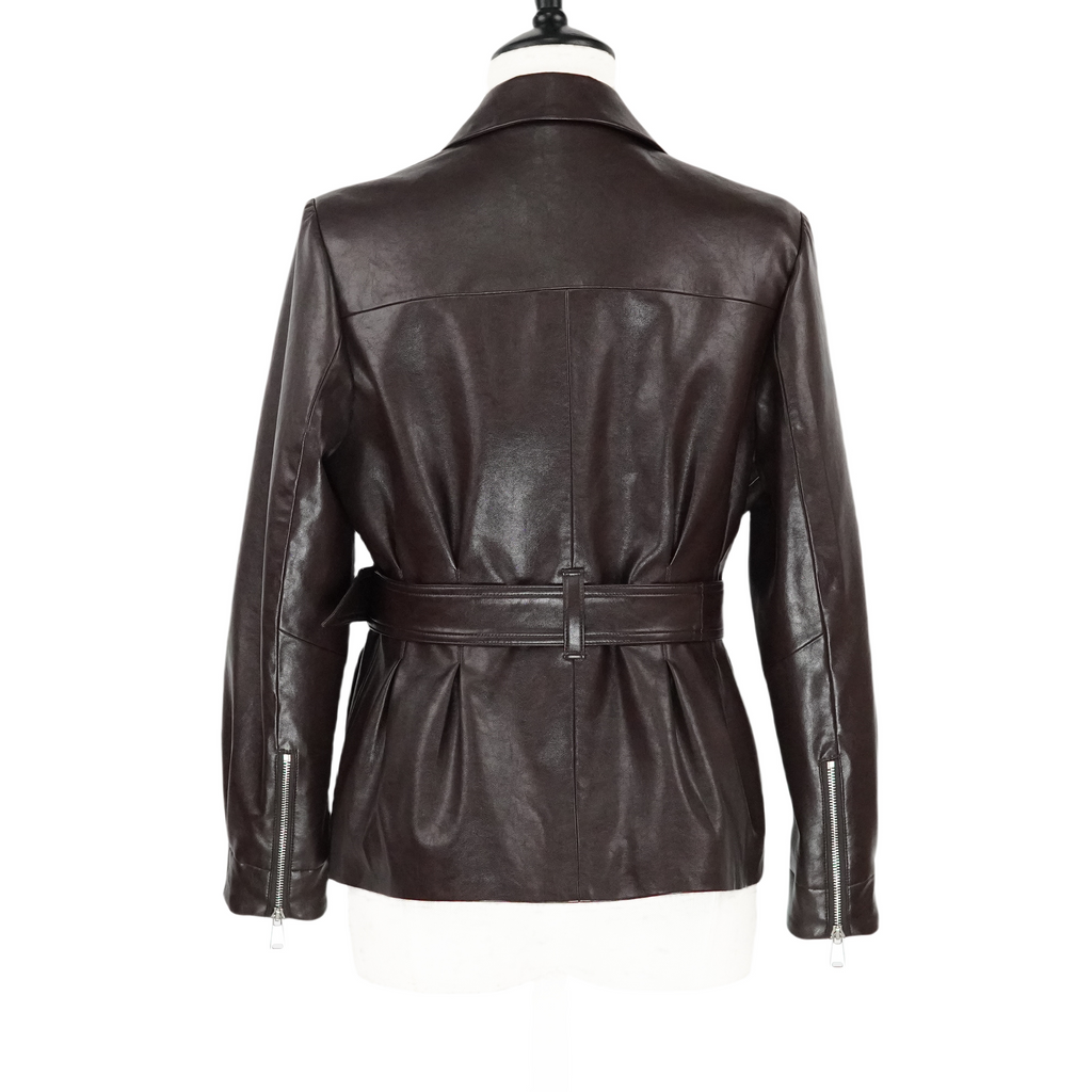 Short Stylish Slim V-neck Jacket (88507)