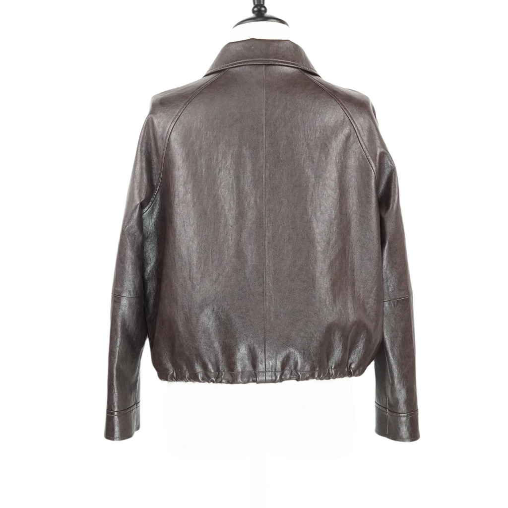 Short Fashion Elastic Lapel Jacket (88503)