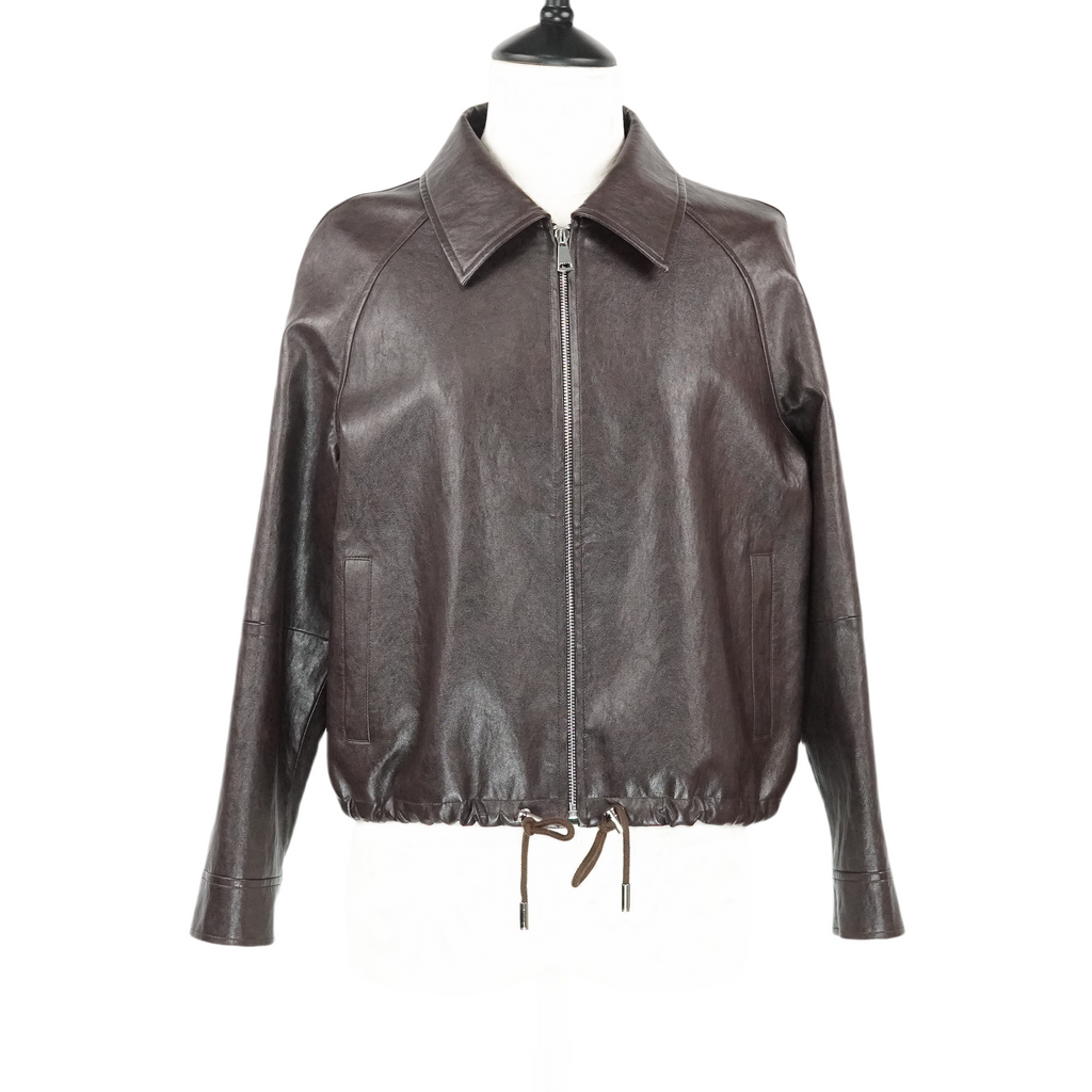 Short Fashion Elastic Lapel Jacket (88503)