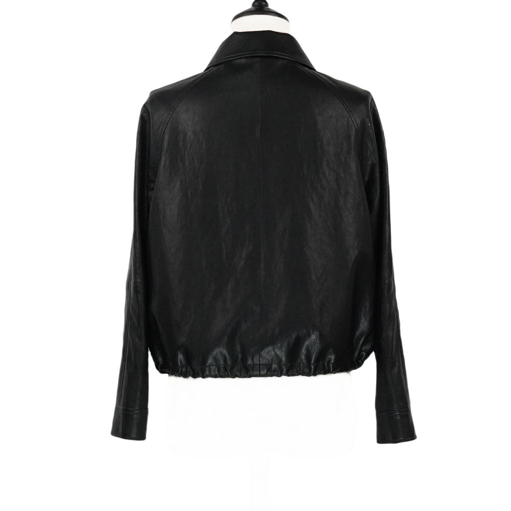 Short Fashion Elastic Lapel Jacket (88503)