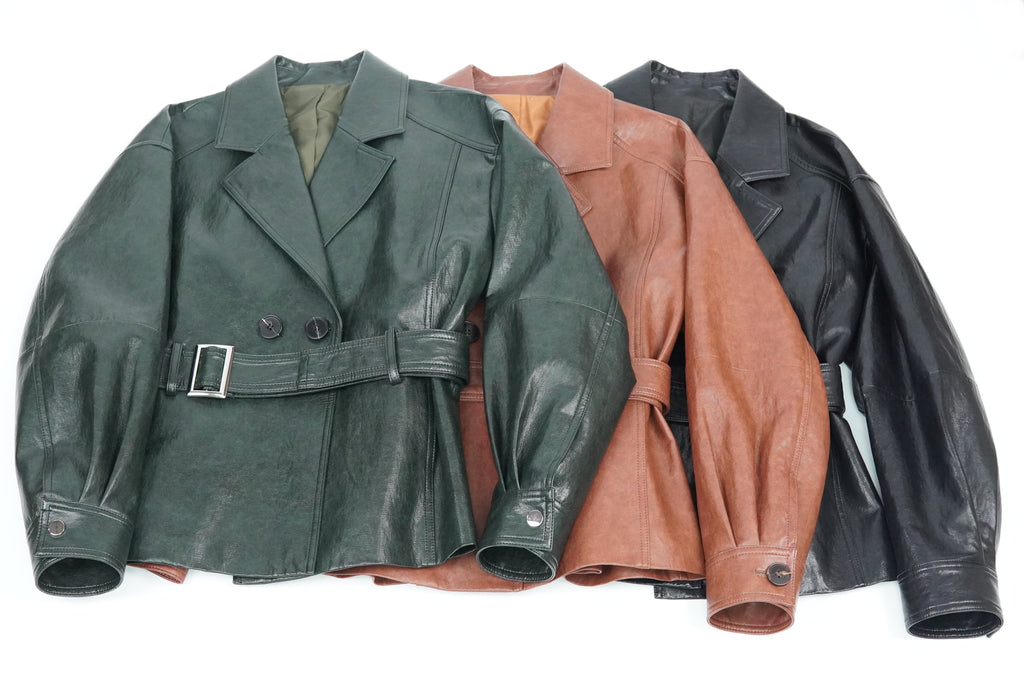 Short Simple V-neck Jacket (88509)