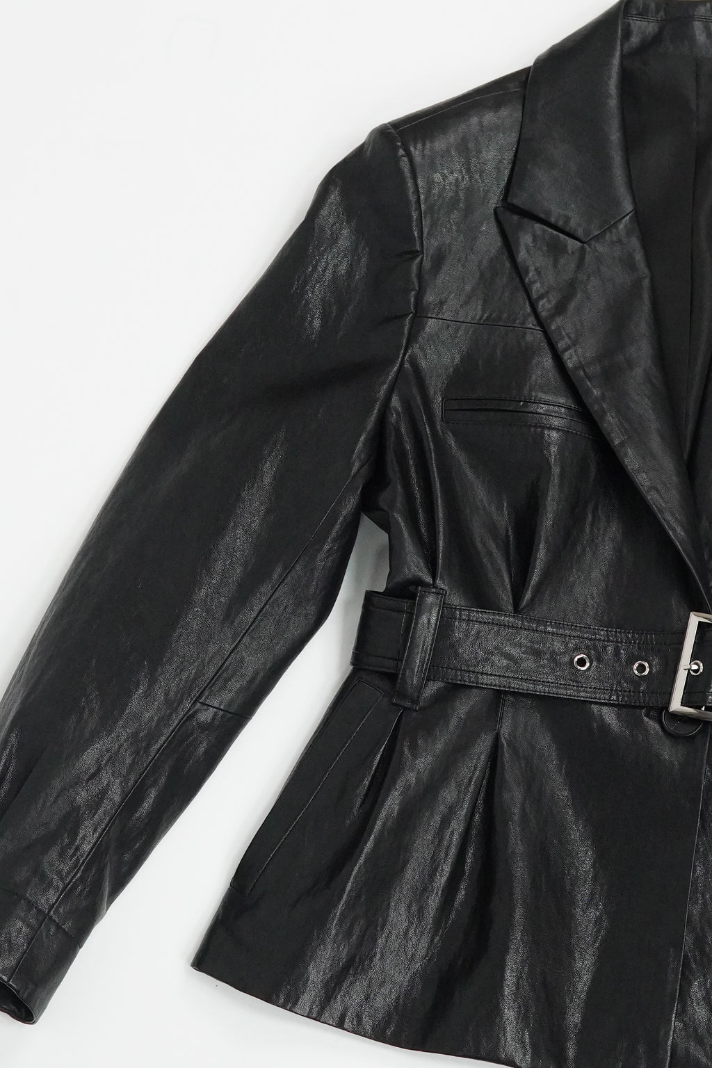 Short Stylish Slim V-neck Jacket (88507)