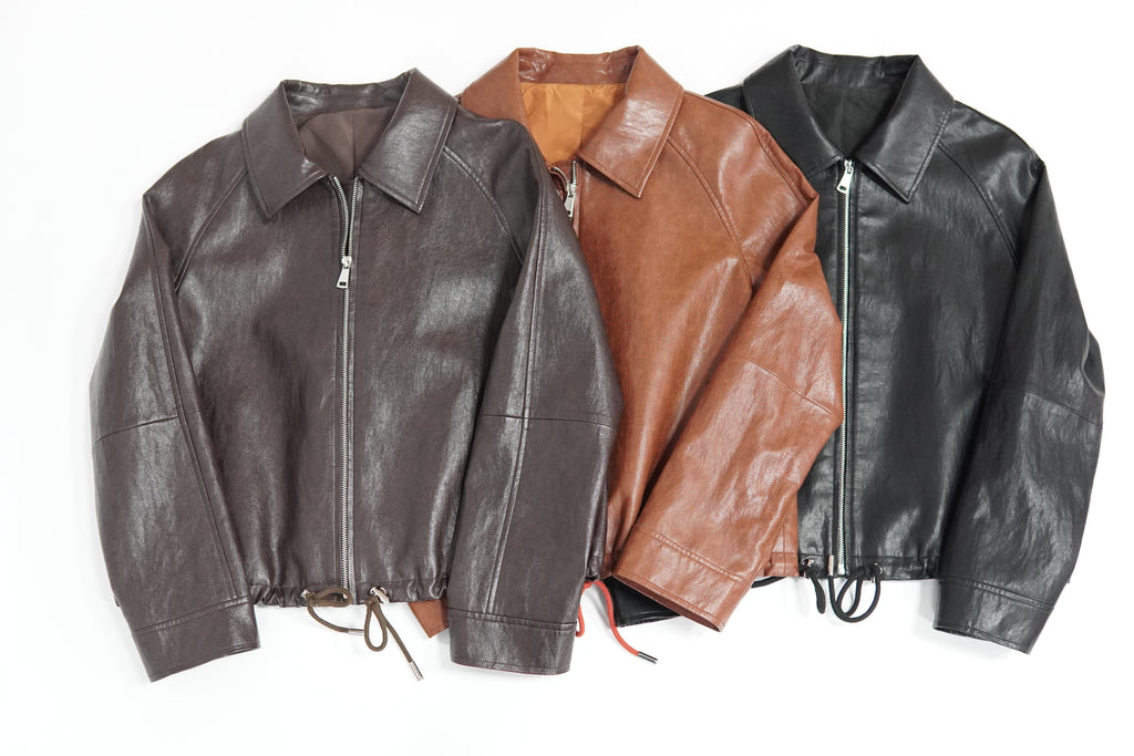 Short Fashion Elastic Lapel Jacket (88503)