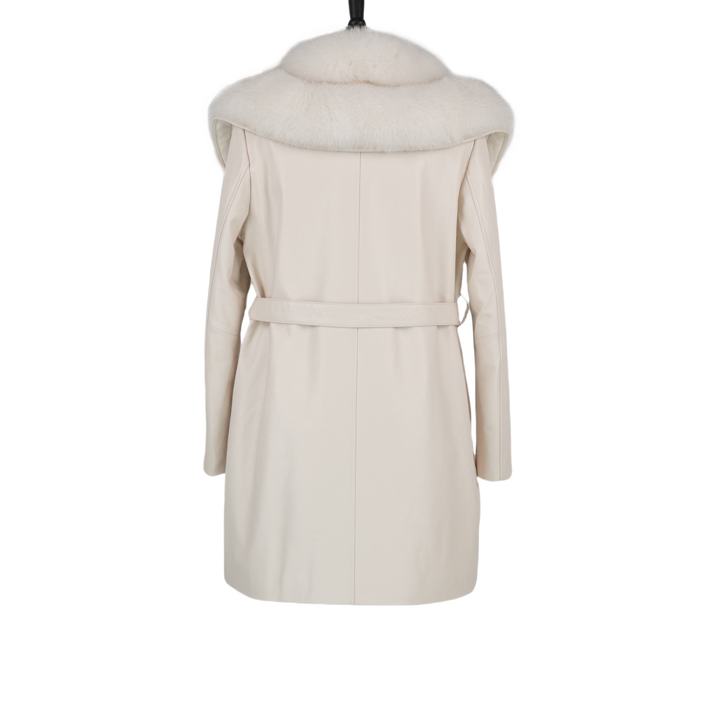 Luxe Cloud Collar Fox Fur Coat(9976)