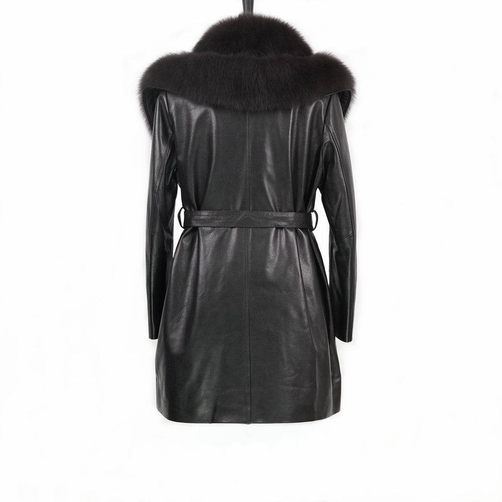 Luxe Cloud Collar Fox Fur Coat(9976)