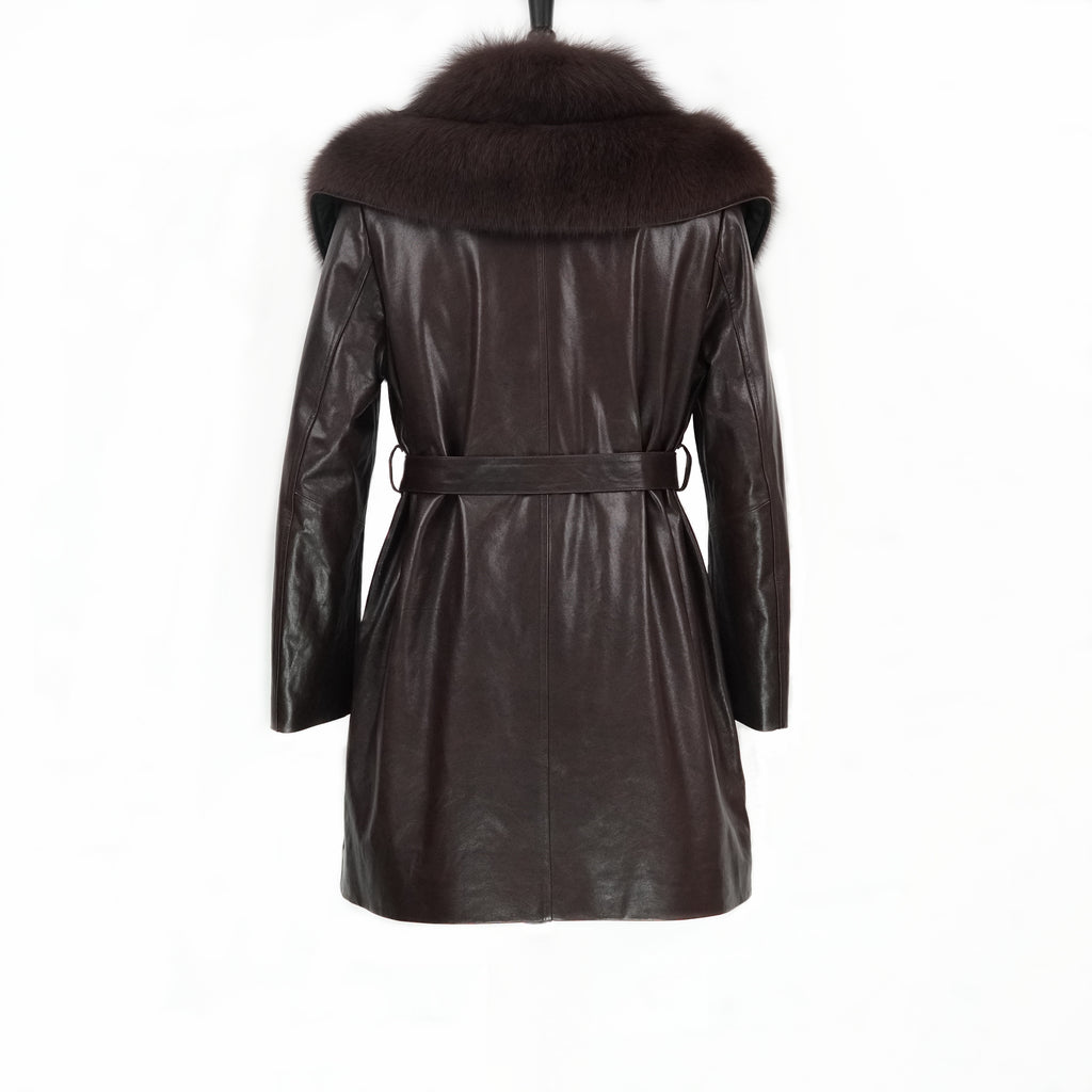Luxe Cloud Collar Fox Fur Coat(9976)