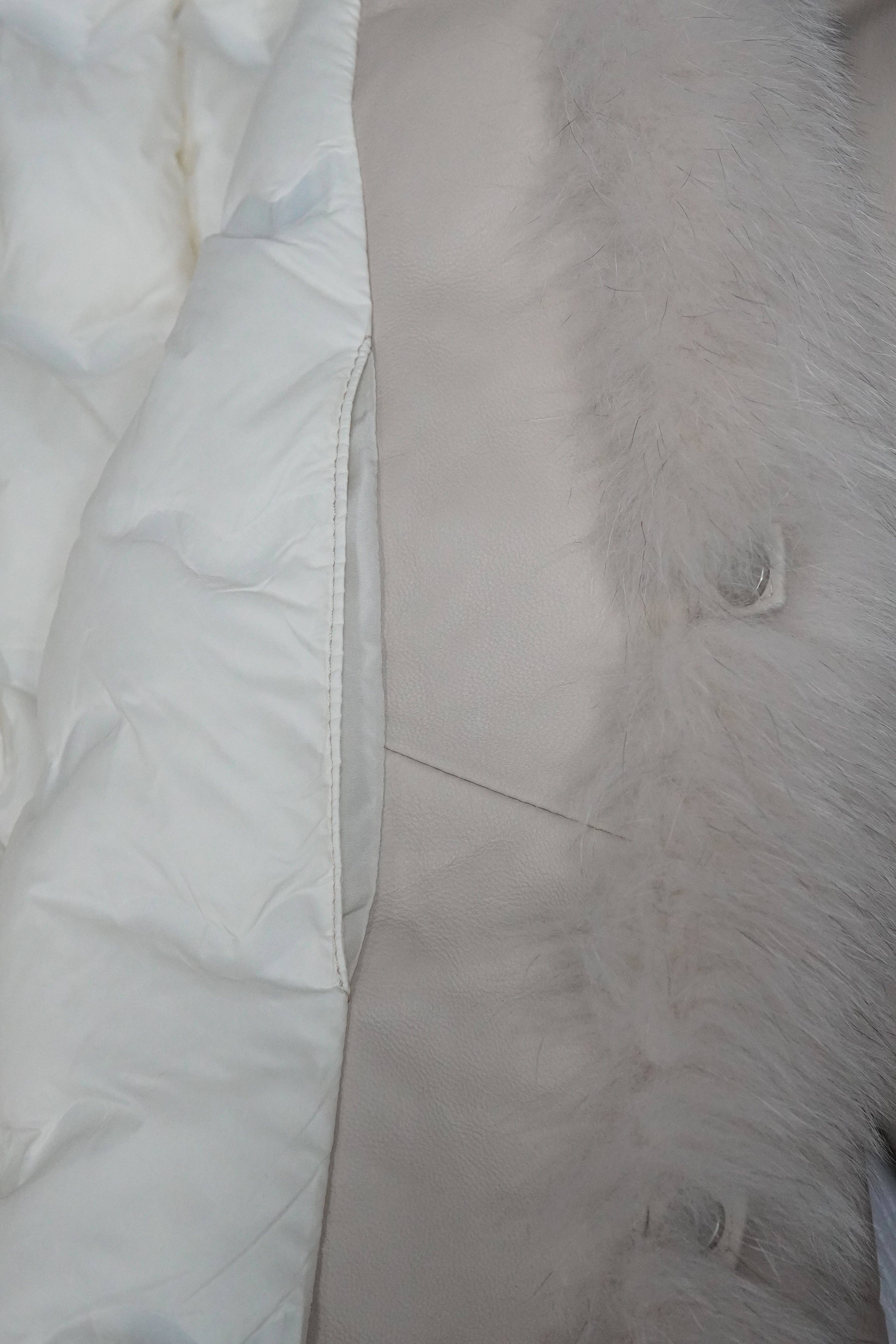 Short Simple Atmosphere Fox Fur Coat (8819)