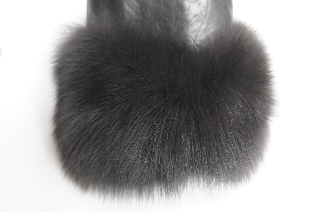 Mid-length young luxury fox fur coat（8856）