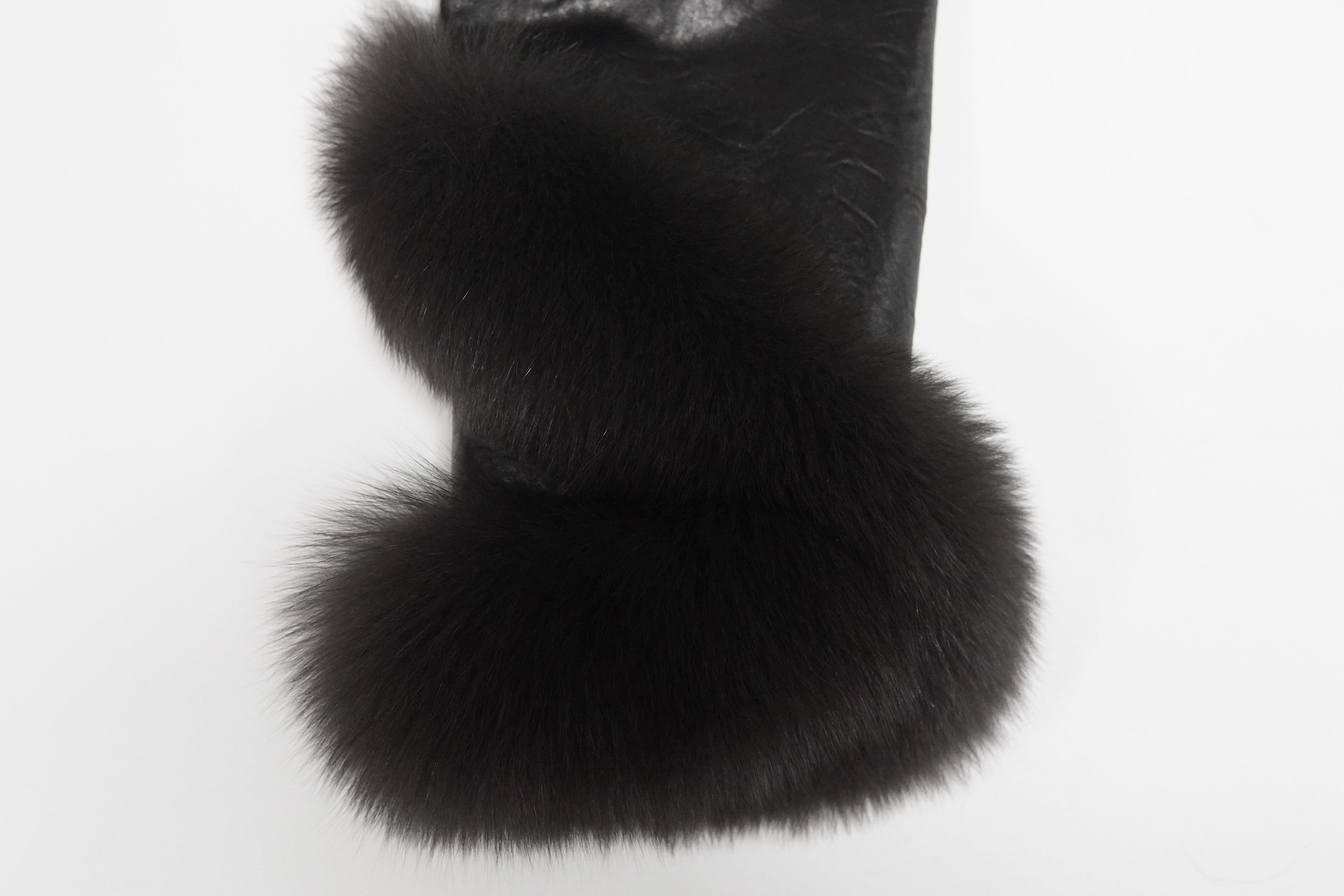 Mid-length embroidered fashionable fox fur coat（2379）