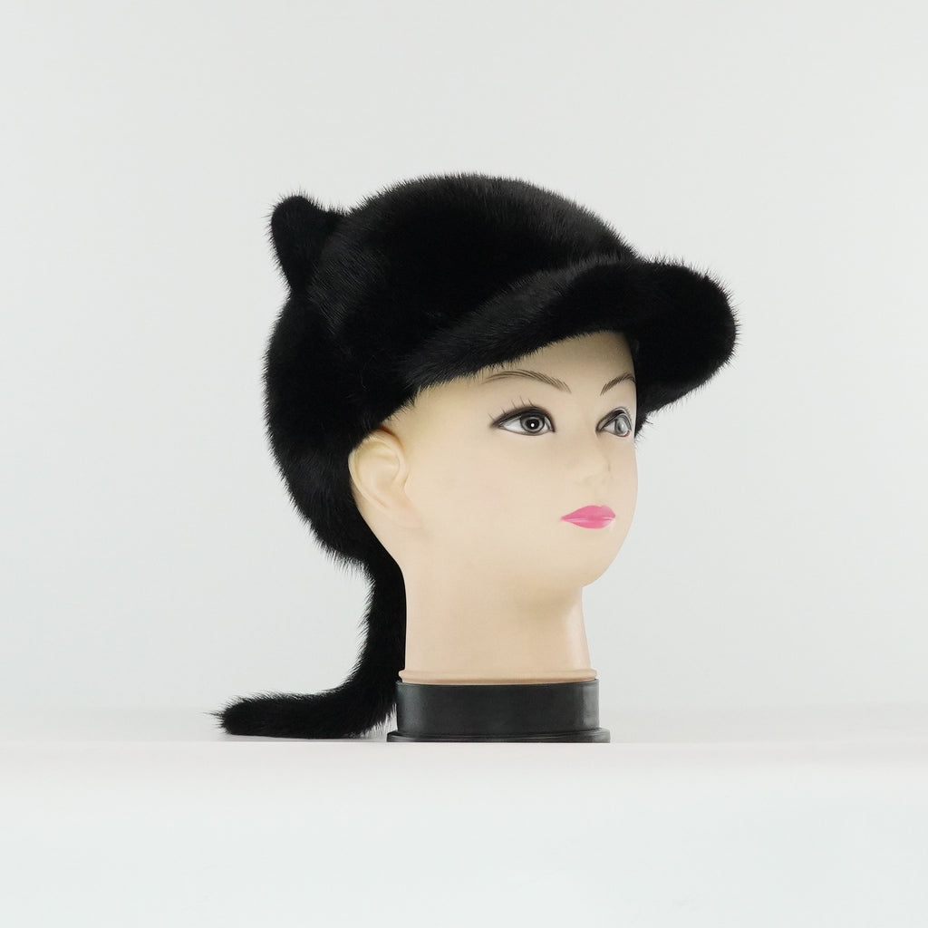 Eared Mink Tail Hat