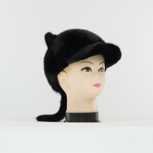 Eared Mink Tail Hat