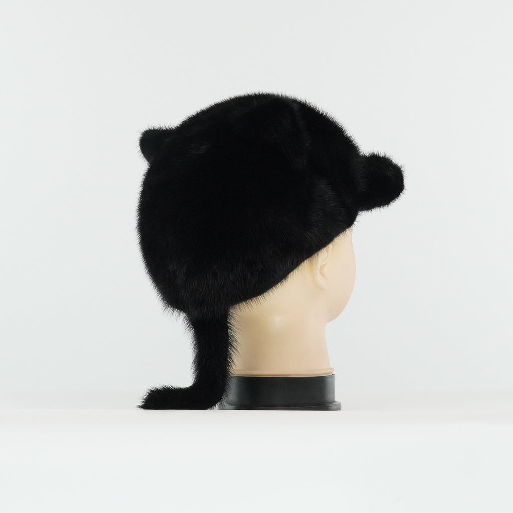 Eared Mink Tail Hat
