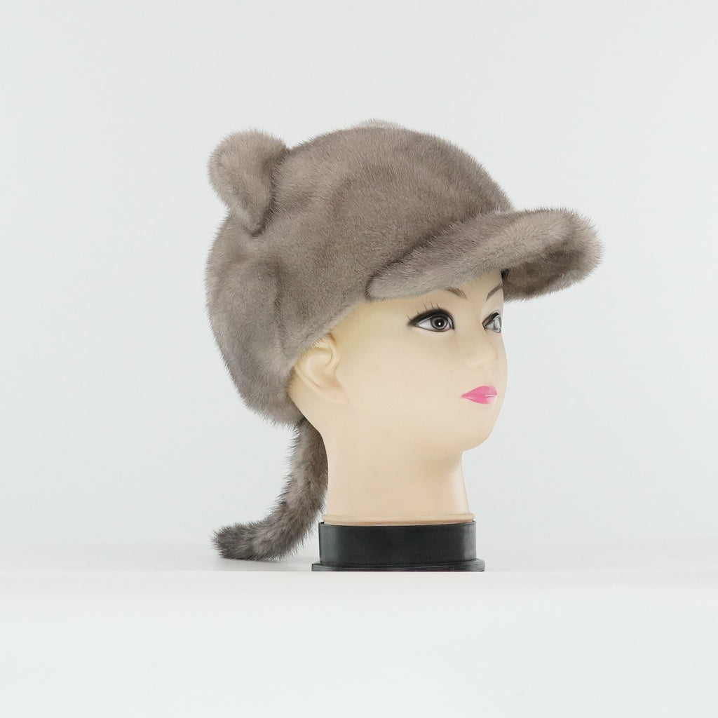 Eared Mink Tail Hat