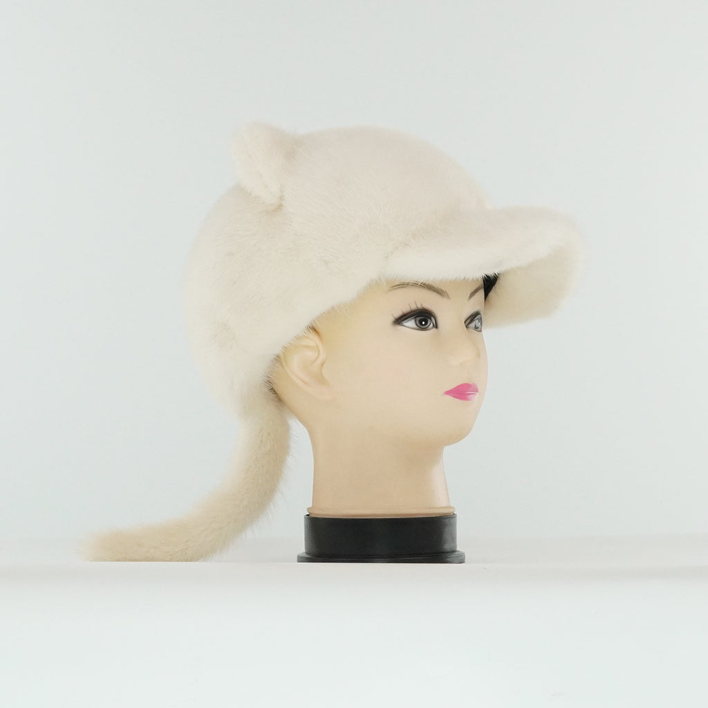 Eared Mink Tail Hat
