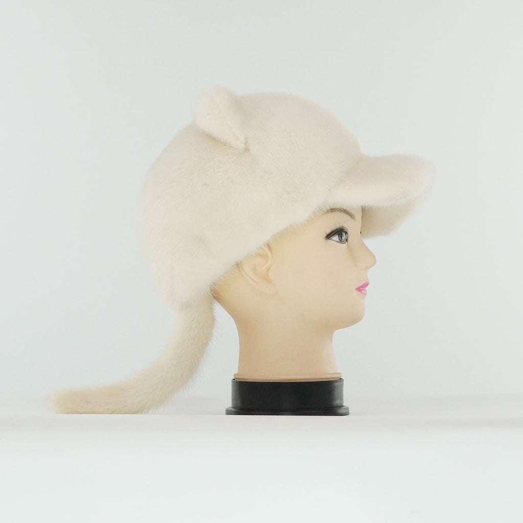 Eared Mink Tail Hat