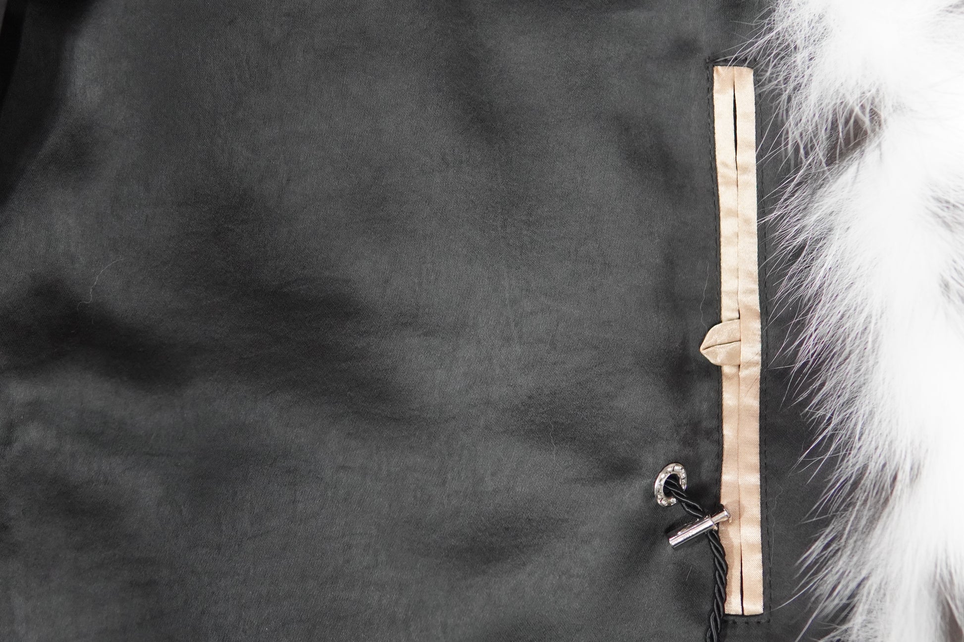 Spotted Fox Fur Coat