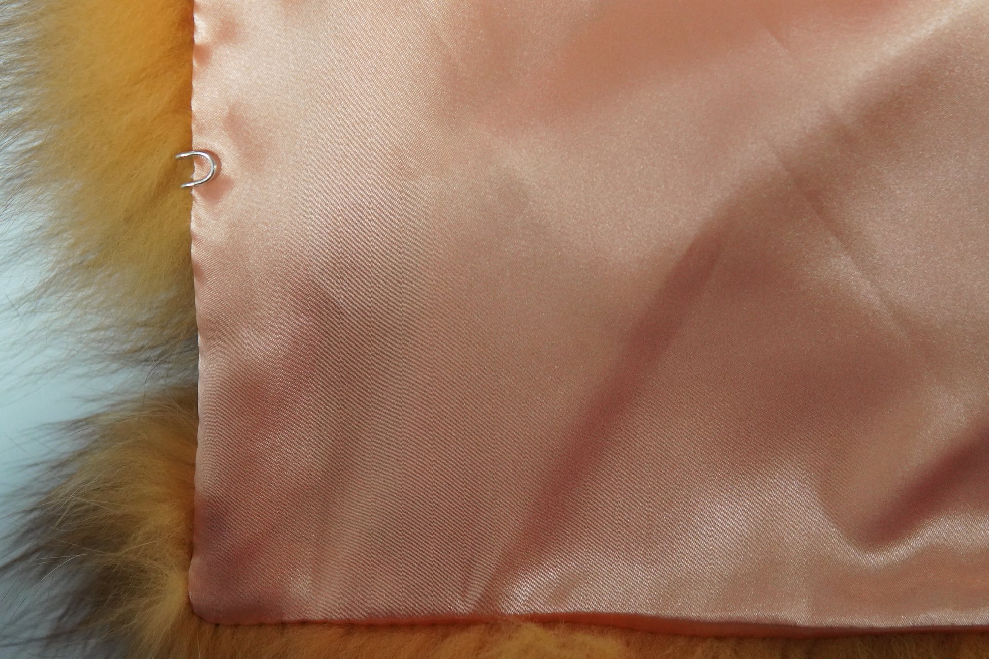 Orange Fox Fur Coat