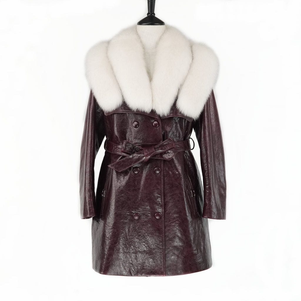 Luxe Cloud Collar Fox Fur Coat(9976)