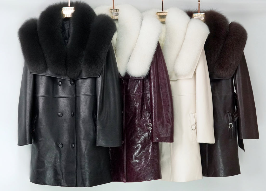 Luxe Cloud Collar Fox Fur Coat(9976)