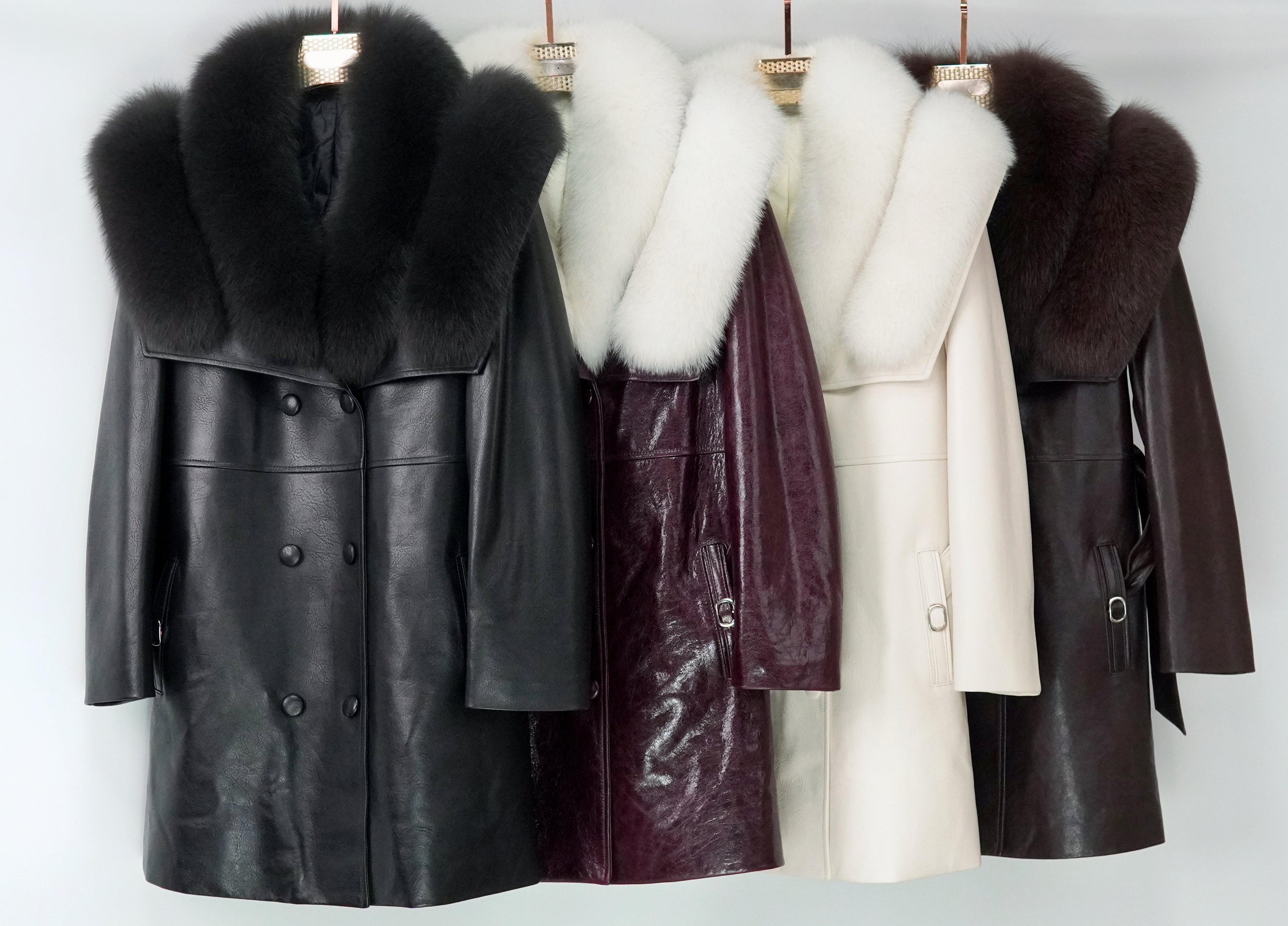 Luxe Cloud Collar Fox Fur Coat(9976)